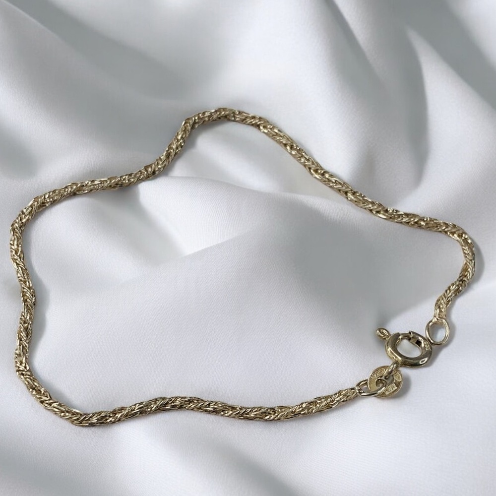 Vintage Dainty Woven‎ Mesh Chain Bracelet